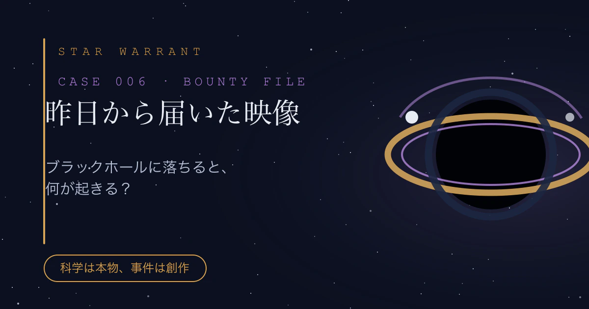 CASE 006「昨日から届いた映像」の事件サムネイル