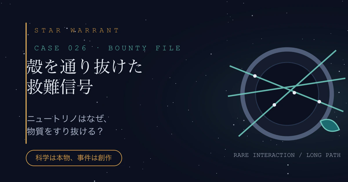 CASE 026「殻を通り抜けた救難信号」の事件サムネイル
