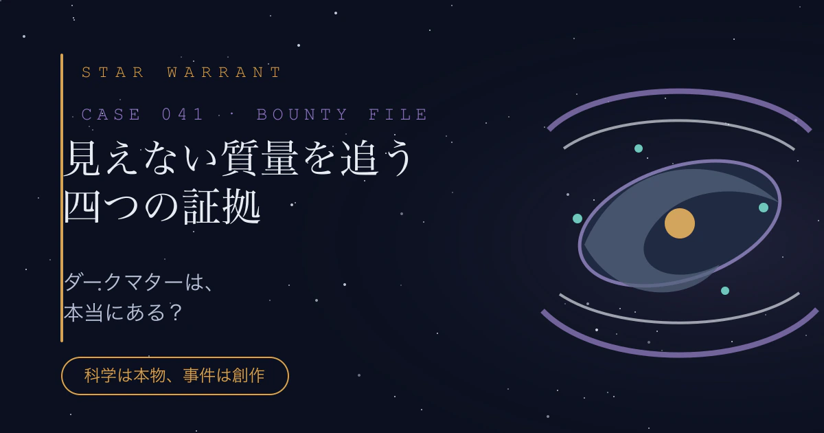 CASE 041「見えない質量を追う四つの証拠」の事件サムネイル