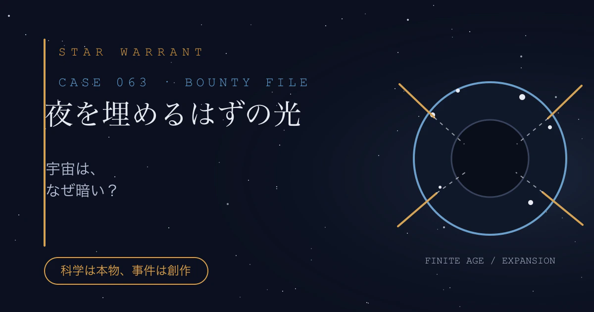 CASE 063「夜を埋めるはずの光」の事件サムネイル