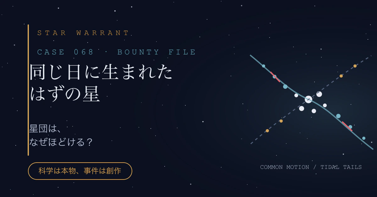 CASE 068「同じ日に生まれたはずの星」の事件サムネイル