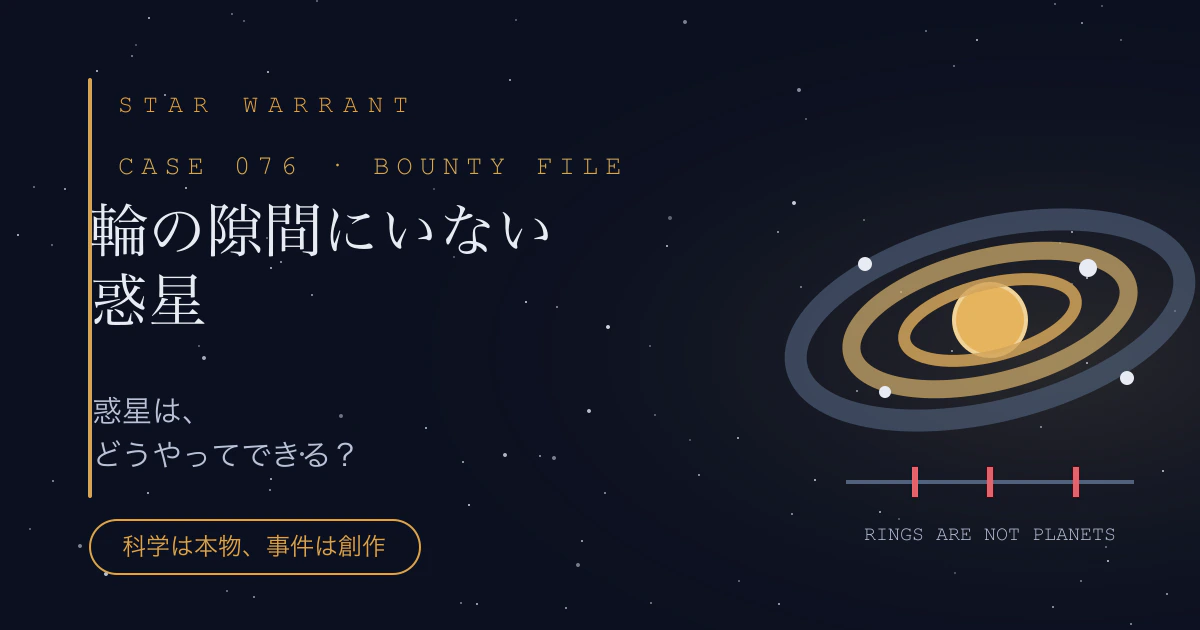 CASE 076「輪の隙間にいない惑星」の事件サムネイル